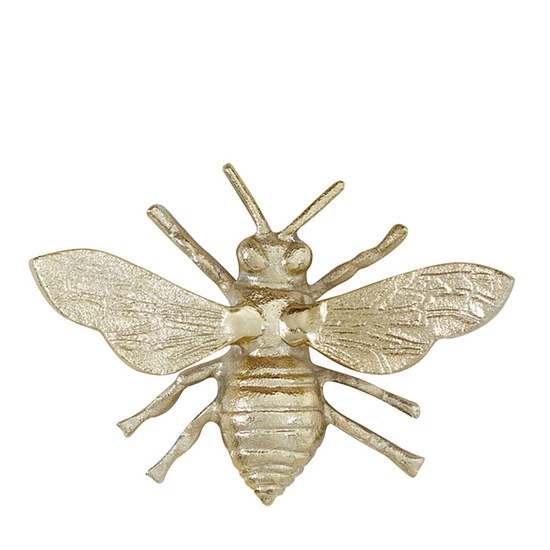 Ornament Bee glanzend goud 1