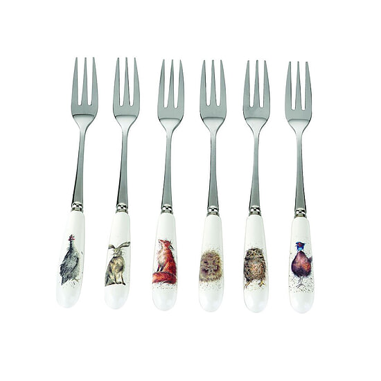 Pastry Forks Country Animal set 6 1