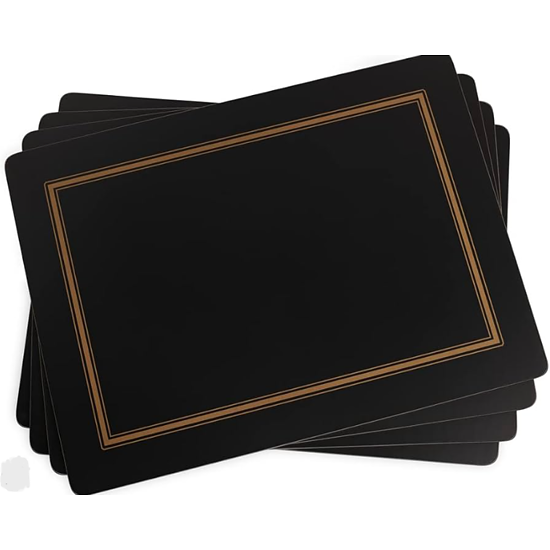 Placemat Black Classic, set van 4 1