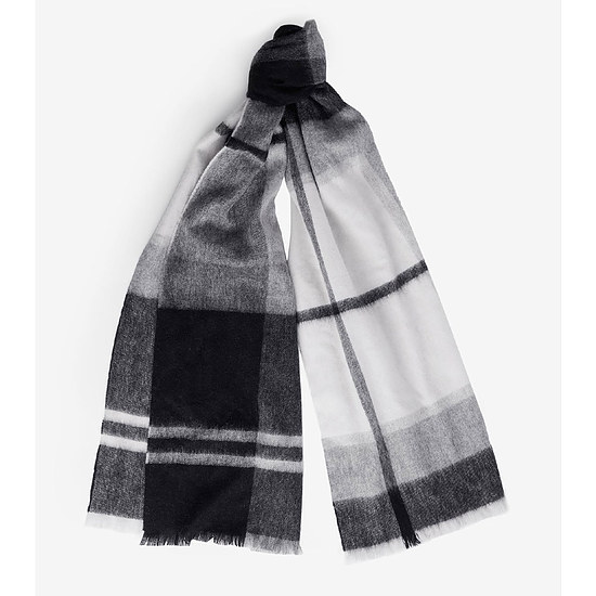 Afbeelding Rosefield Tartan Scarf Monochrome 1