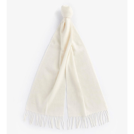 Afbeelding Sjaal Lambswool Woven Cream 1