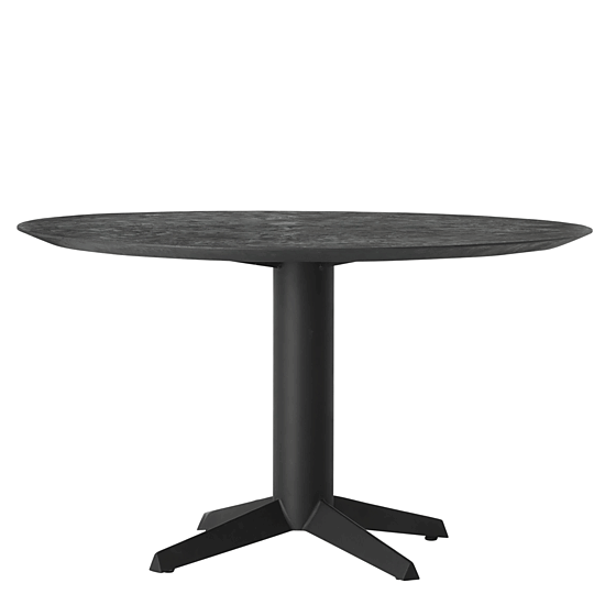 Solo eettafel zwart rond 130 1