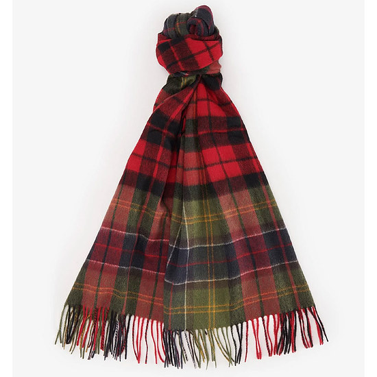 Tartan Scarf Brack Patchwork Cardinal/ Classic