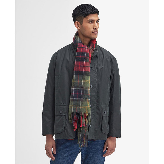 Tartan Scarf Brack Patchwork Cardinal/ Classic