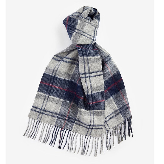 Afbeelding Tartan Scarf Galston Blue Granite 1