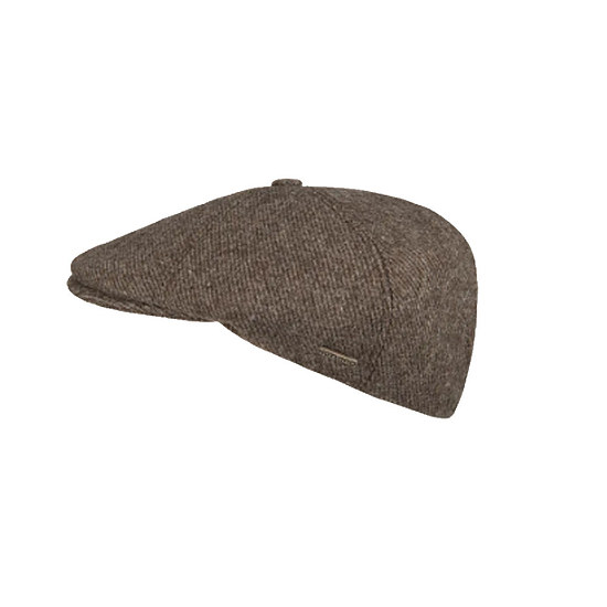 Afbeelding Wollen Flatcap Cassius Brown 1