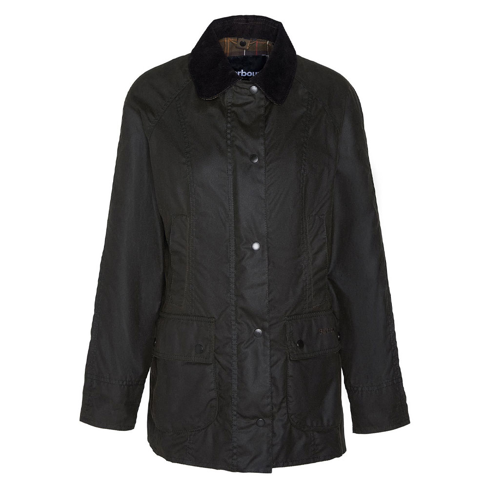 Barbour Dames Waxjas Classic Beadnell Olive