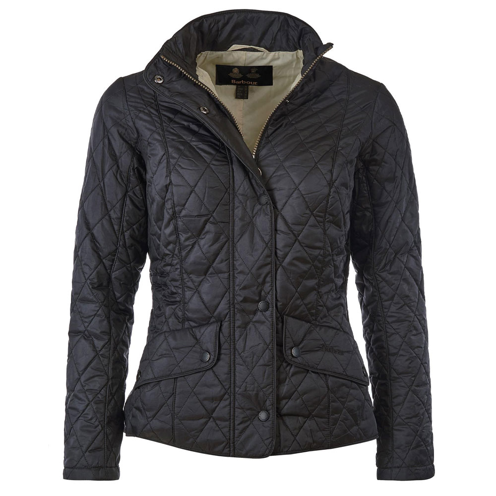 Barbour Damesjas Flyweight Cavalry Quilt Black