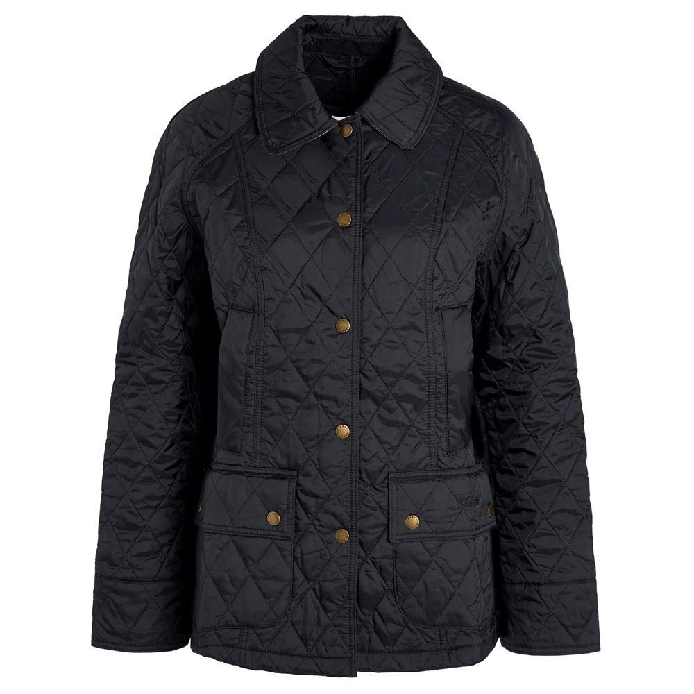 Barbour Damesjas Summer Beadnell Quilt Black