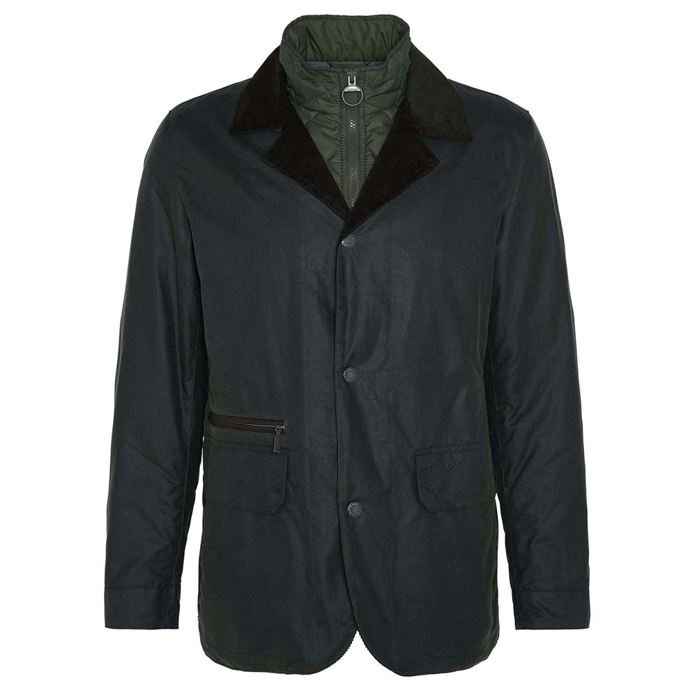 Barbour Heren Waxjas Craster Sage