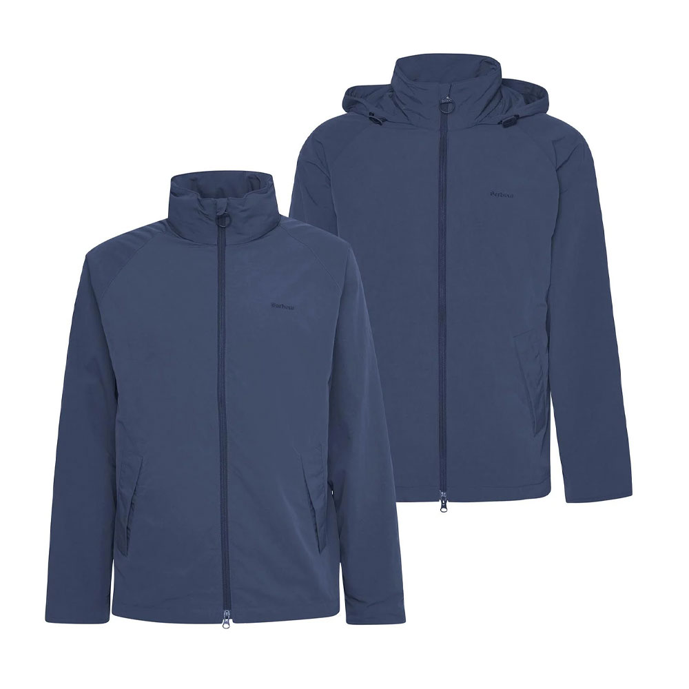 Barbour Herenjas Keld Navy Showerproof